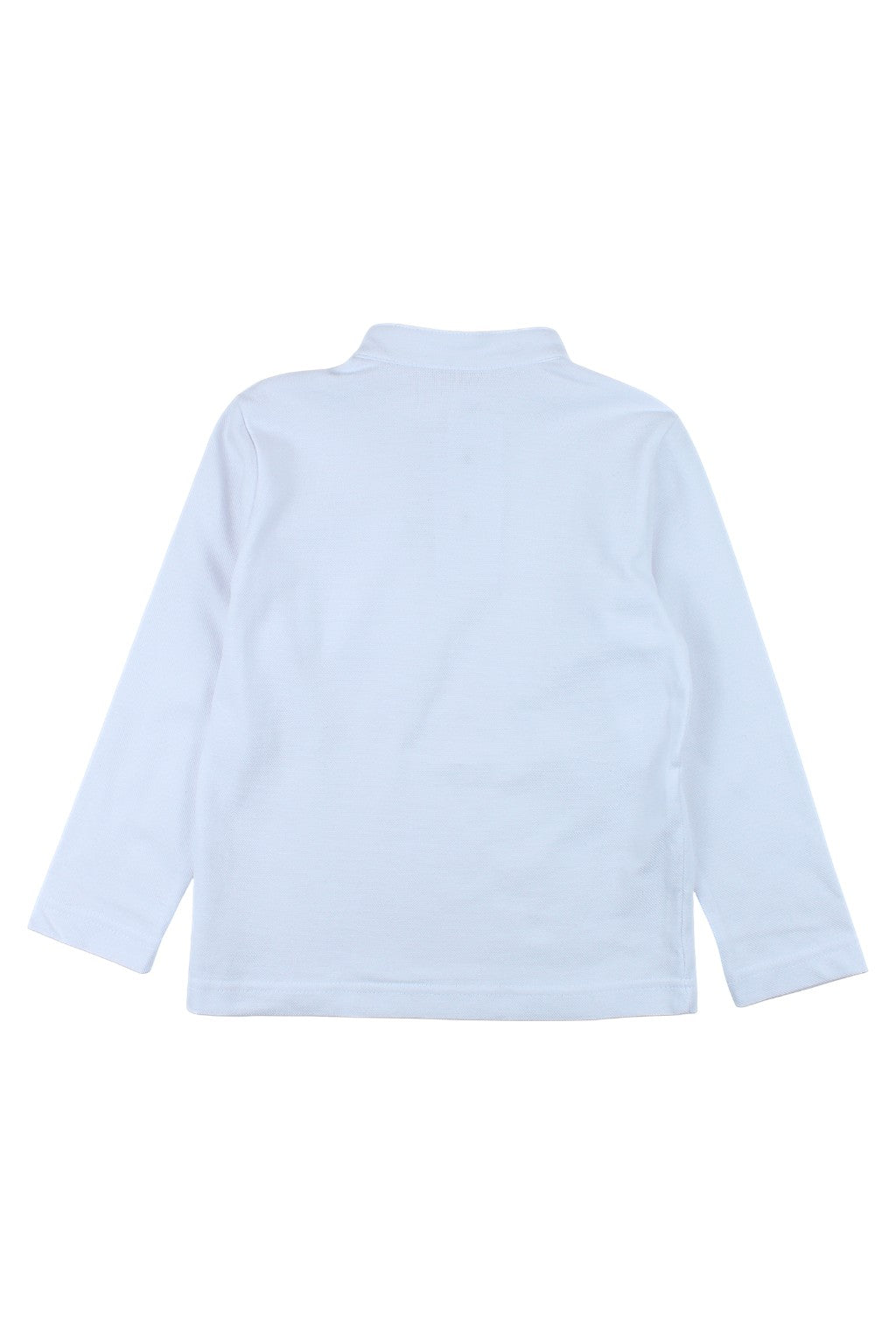 Boy's white stand-up collar T-shirt Mimi 5062-51125