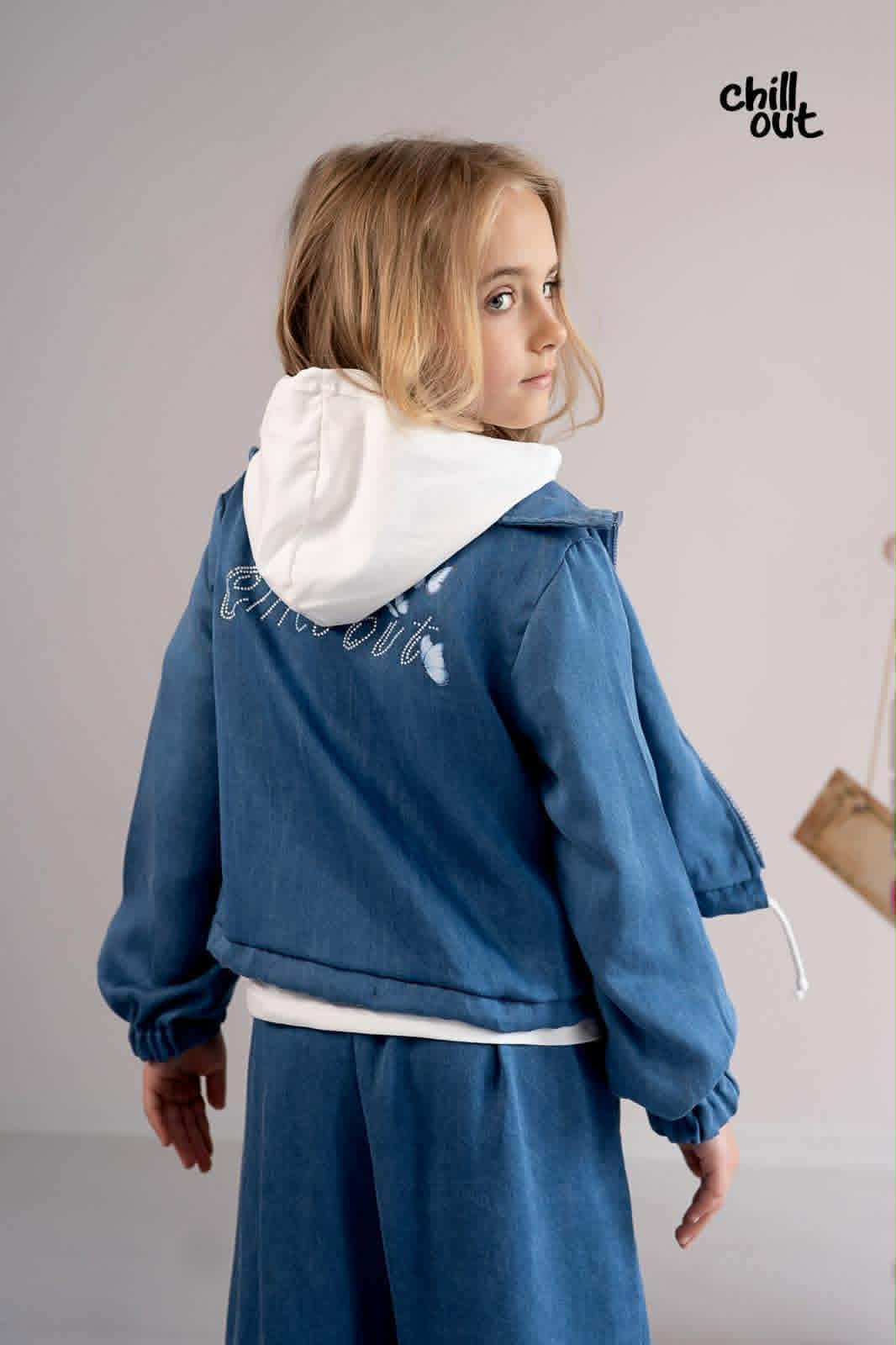 Komplet jeansowy dziewczęcy Chillout, kolor jeans, producent Chillout, numer produktu 5120-13526-26