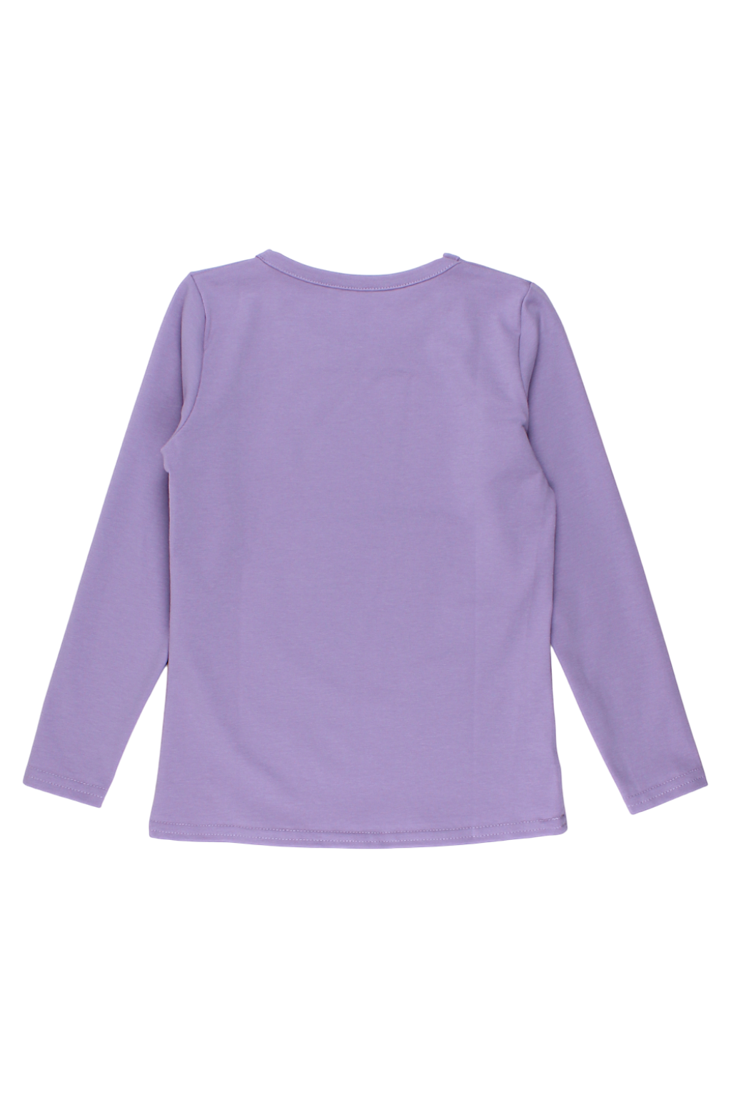 Kiss blouse with rhinestones for girls, lilac, Guliwerkids 5216-16925