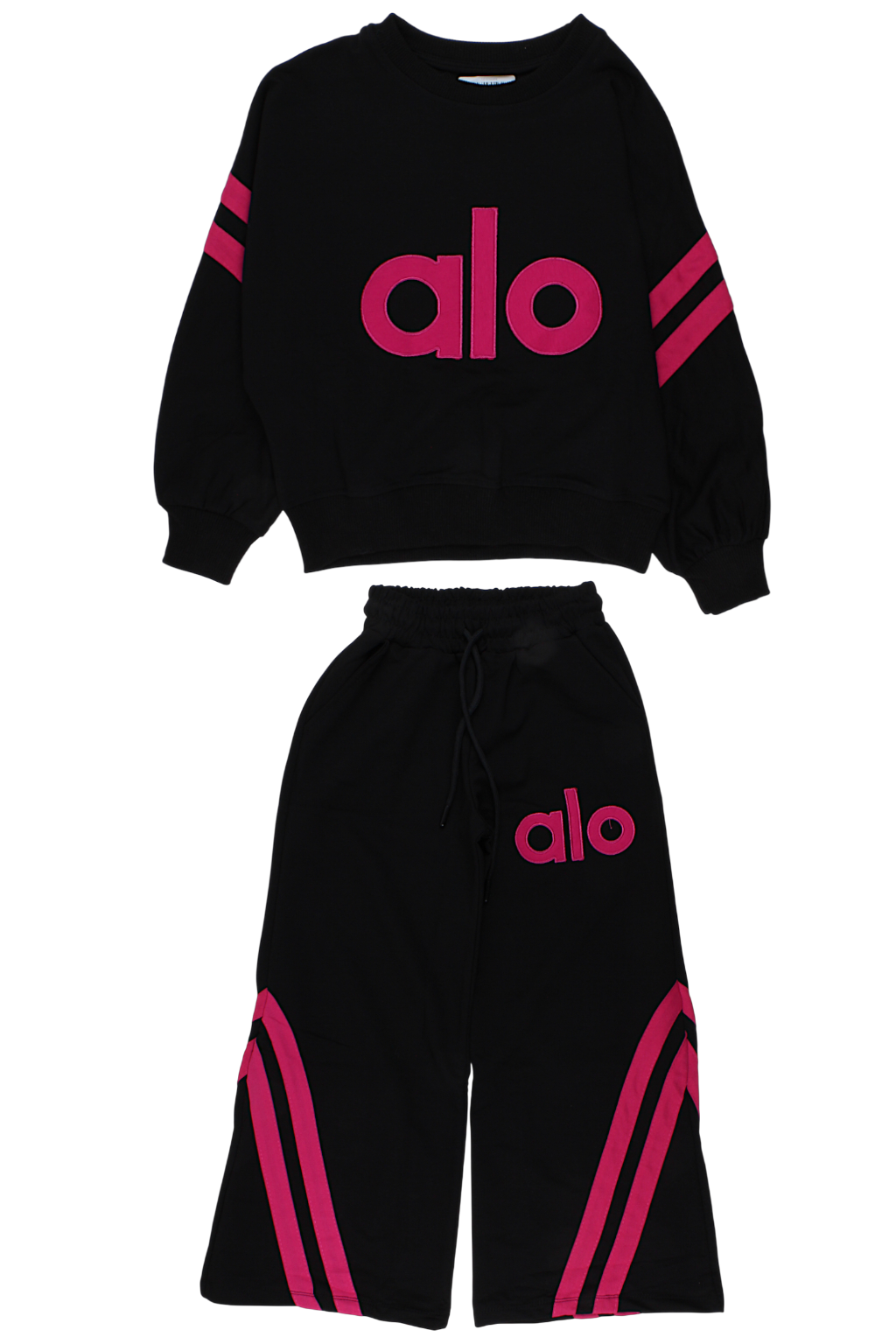 Alo girl's set black Guliwerkids 5217-16925
