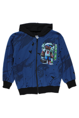 Boy's sweatshirt with patterns, blue Guliwerkids 5218-16925