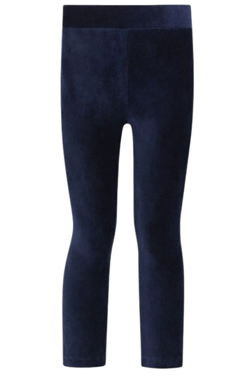 Girls' velvet corduroy leggings navy blue Timi 54001-311025-23