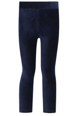 Girls' velvet corduroy leggings navy blue Timi 54001-311025-23