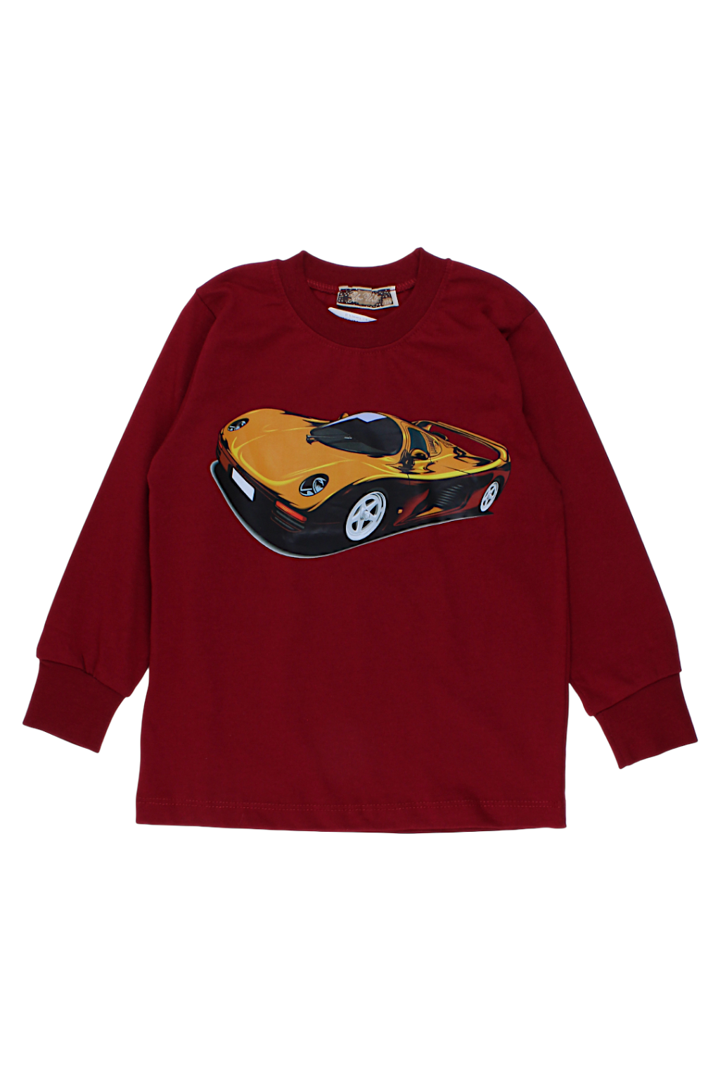 Boy's car blouse burgundy Your Word 5410-20825