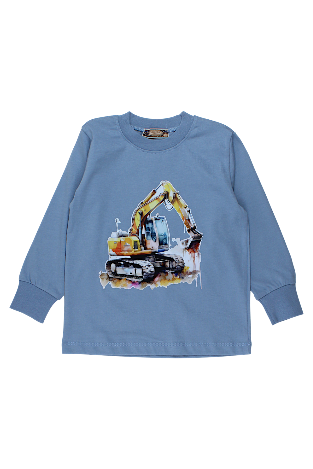 Boy's blue excavator blouse Your Word 5410-20825-35