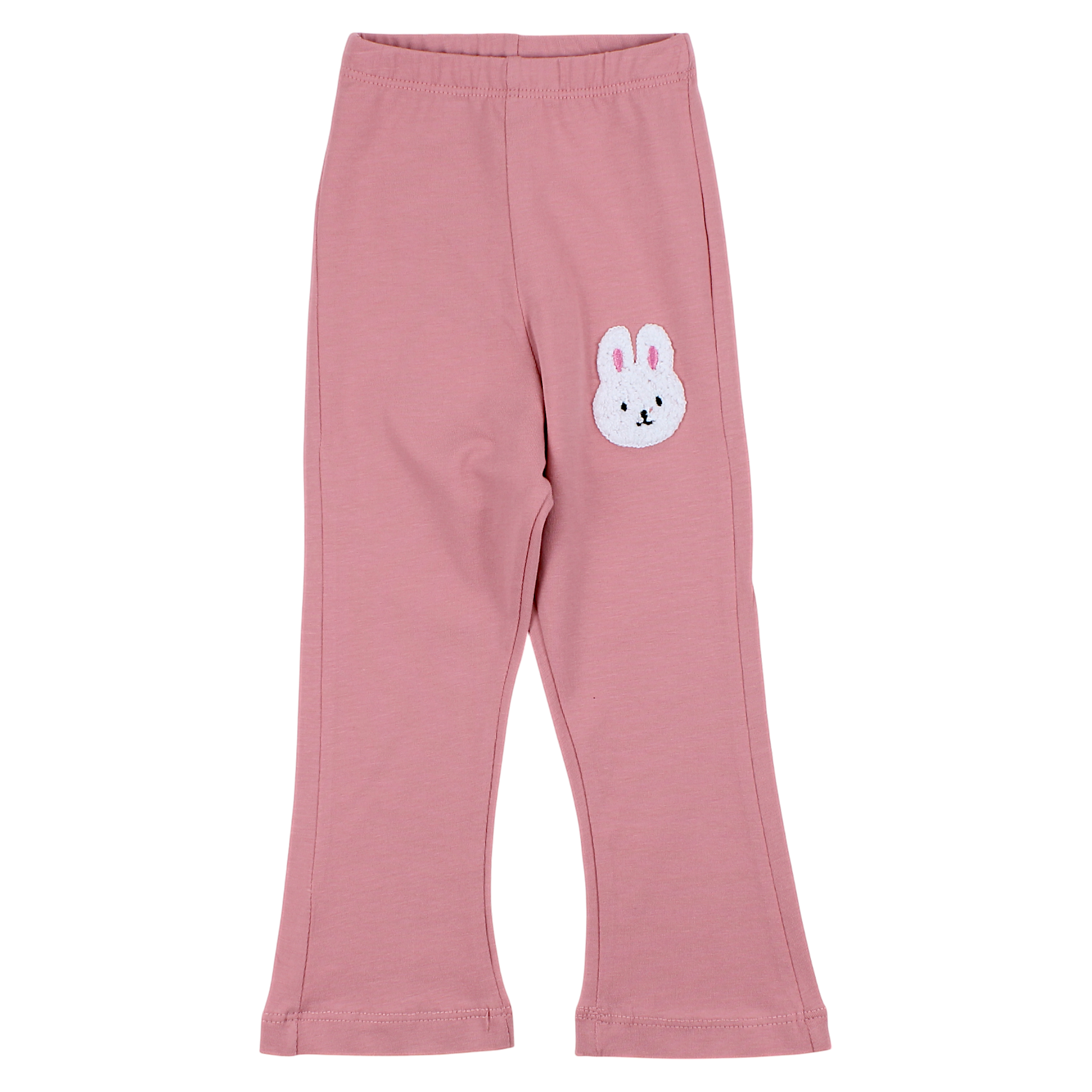 Girls' flared trousers powder pink Timi 51503-14425