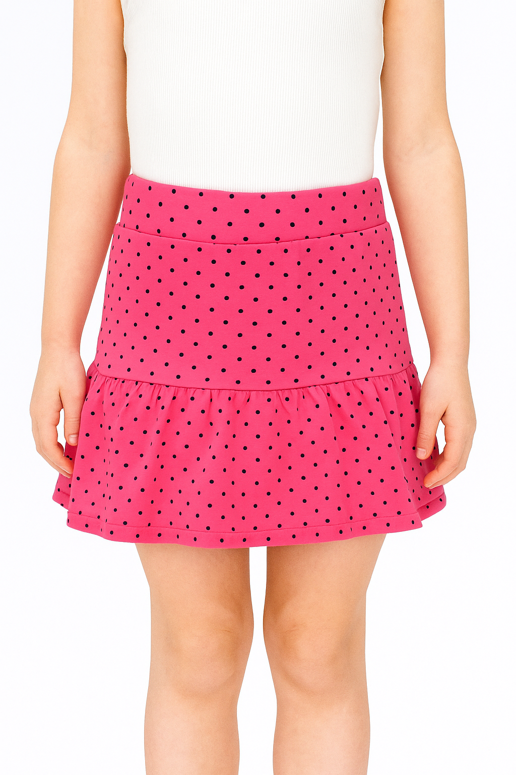 Timi pink skirt with leggings for girls 54584-17625-40