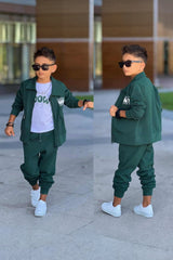 WOW Boy's Green Set Bam Bam 60275-241025