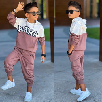 Boy's brown tracksuit Bam Bam 60284-23725