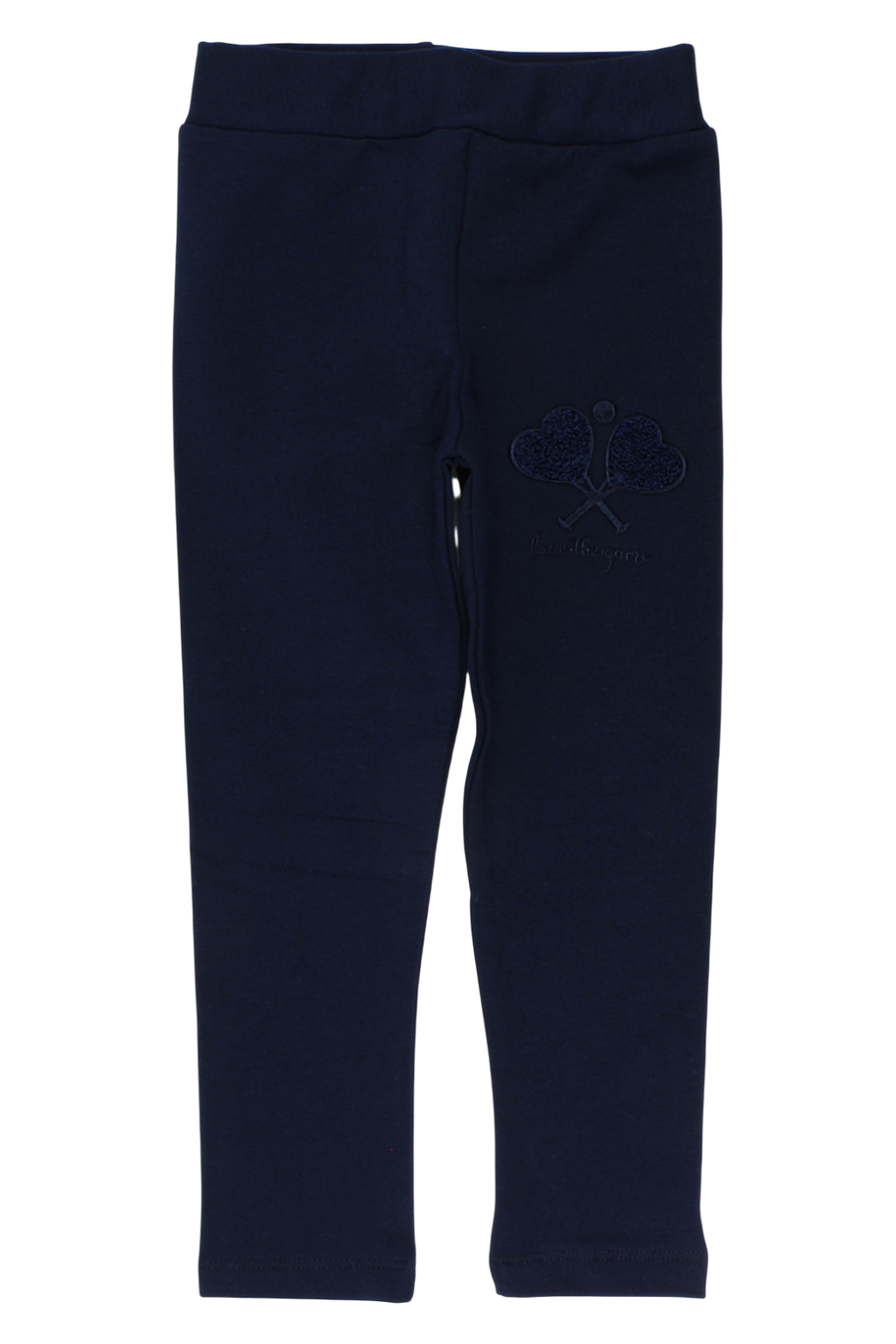 Girls' navy blue leggings with tennis rackets Timi 60524-17925-23