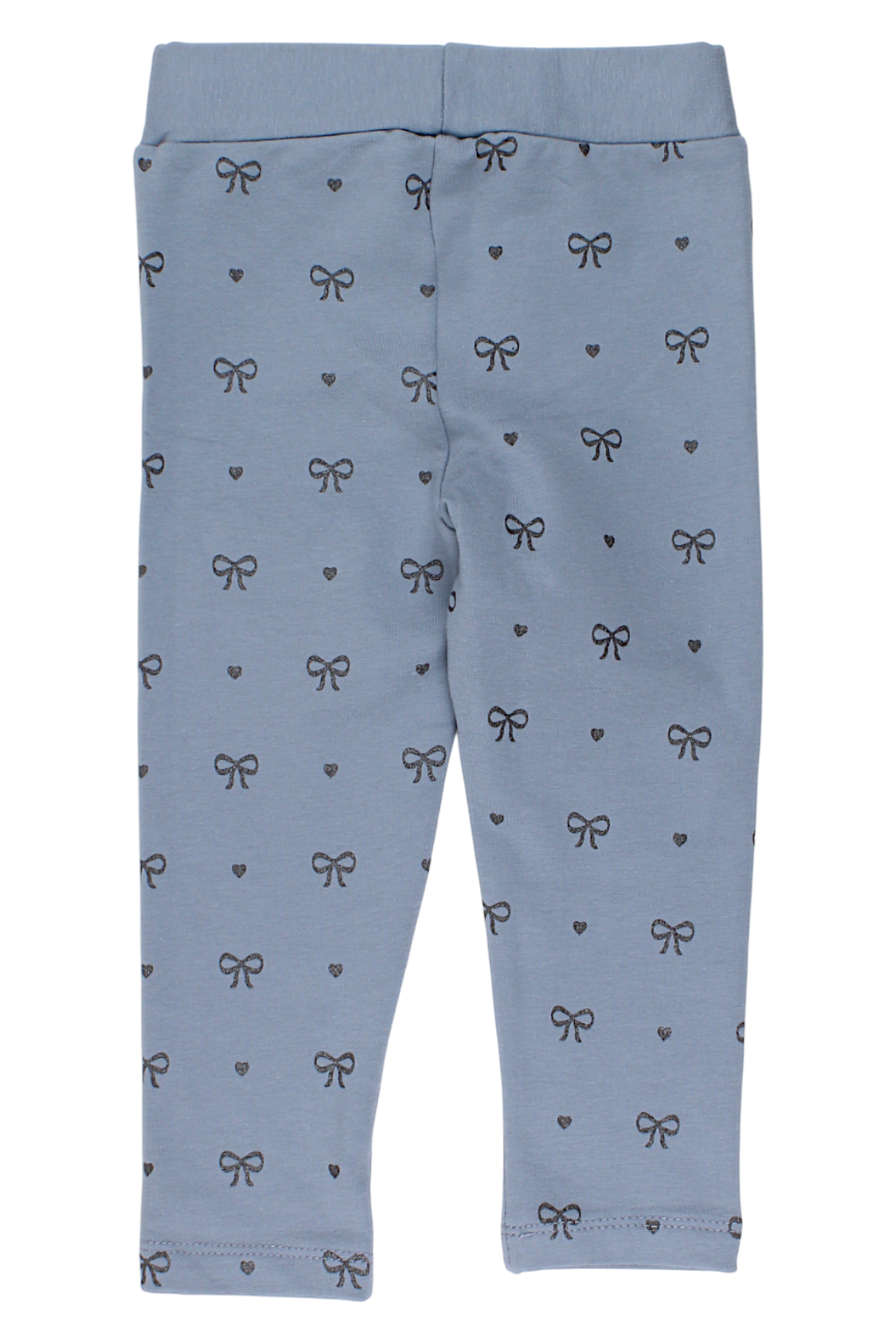 Girls' bow leggings, ash grey, Timi 60604-17925