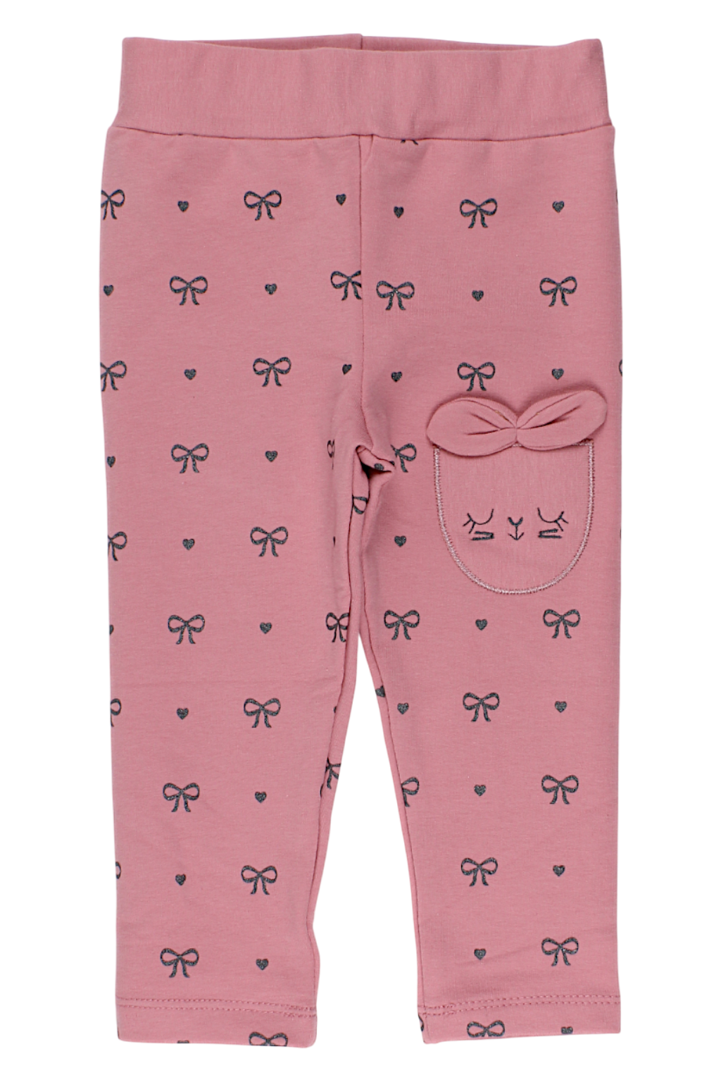 Girls' leggings powder pink Timi 60604-17925