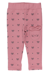 Girls' leggings powder pink Timi 60604-17925
