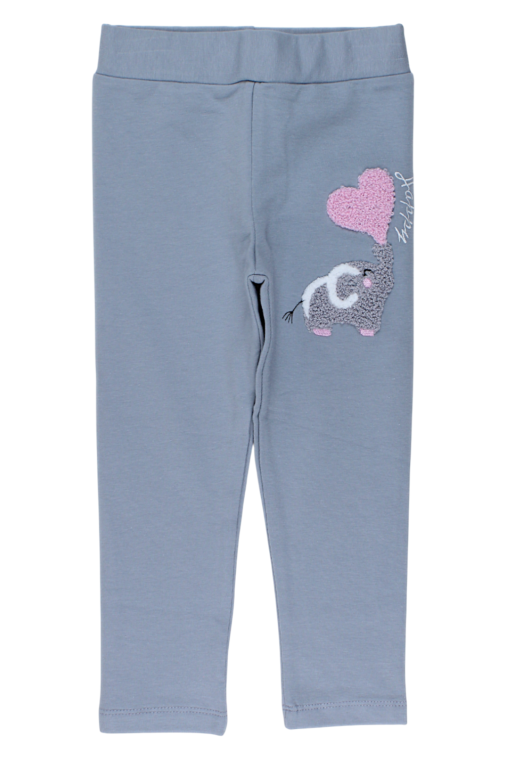Girls' elephant leggings, ash gray, Timi 60607-17925
