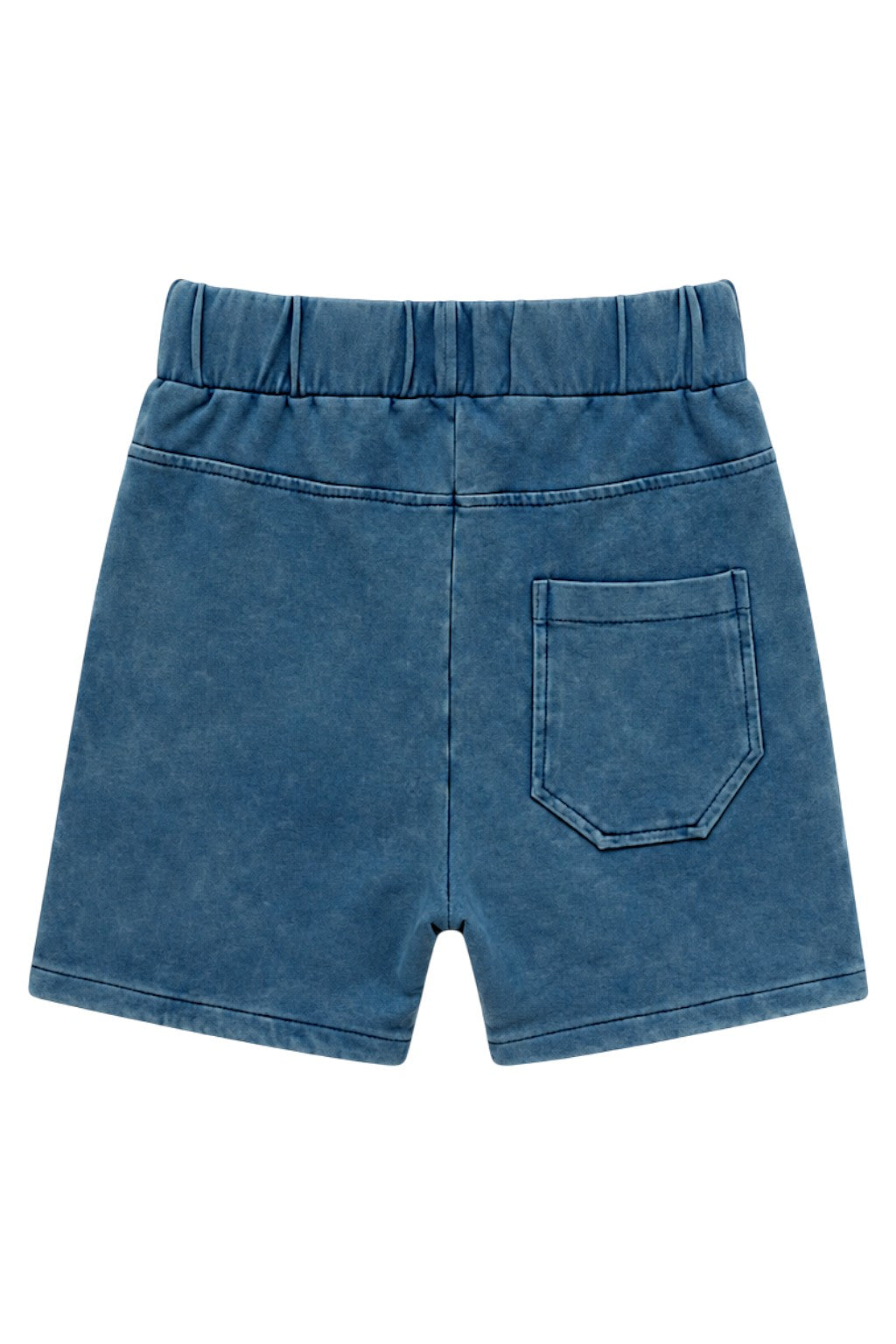 Szorty dekatyzowane z kieszenią kangurką chłopięce jeans Despacito 6070-29526-26