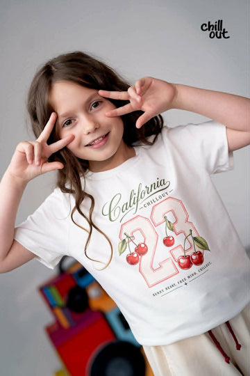 Koszulka dziewczęca zielona Chillout 6072-15626