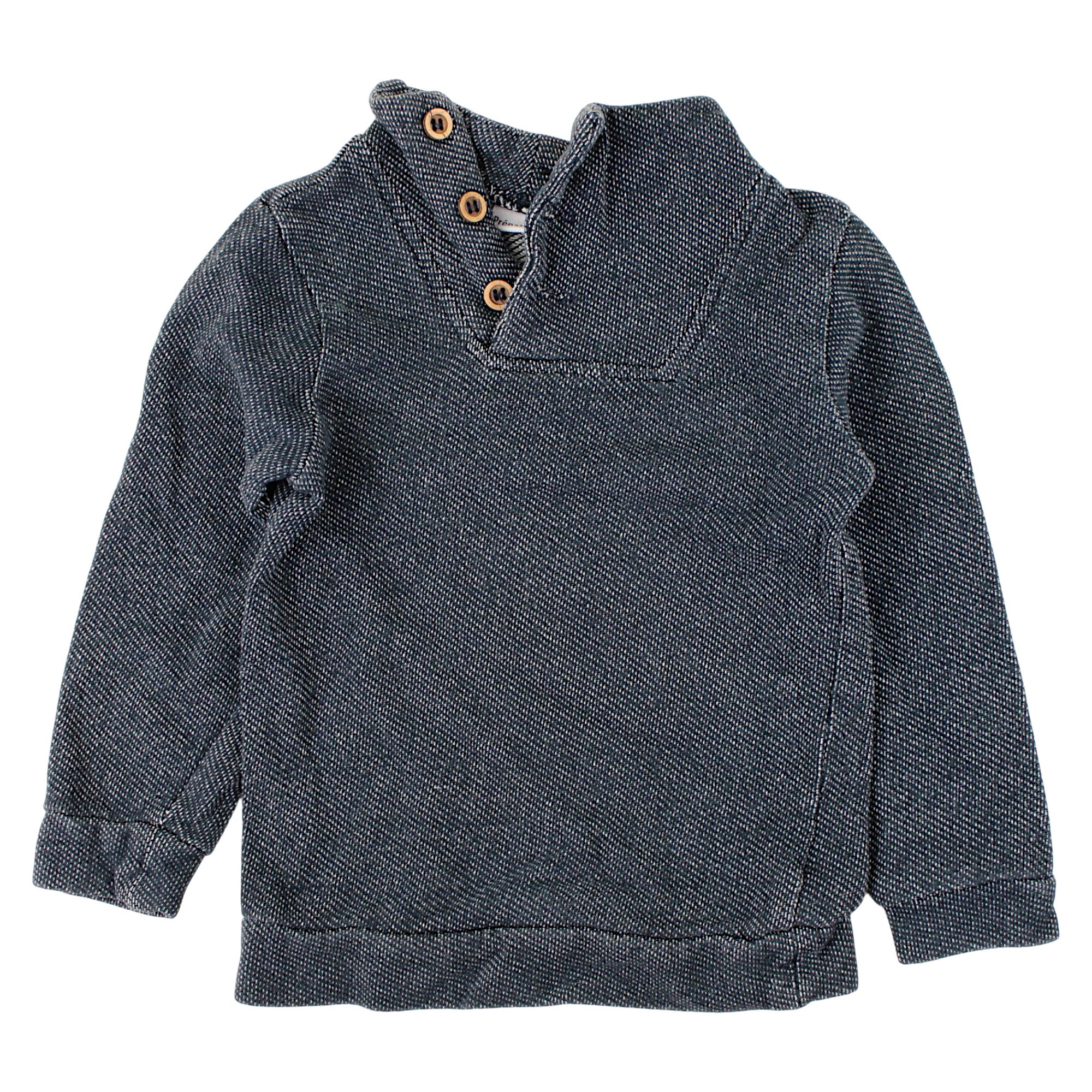 Boy's long sleeve button down blouse used Prenatal code 127