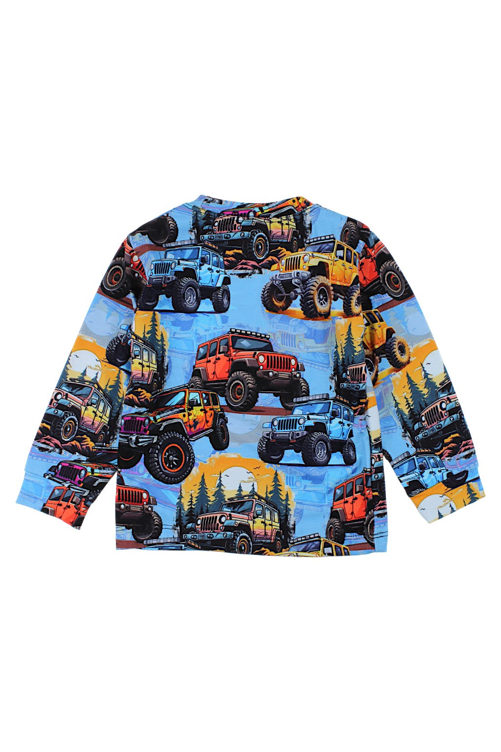 Boy's blue jeep digital print blouse Amir 6272-51125