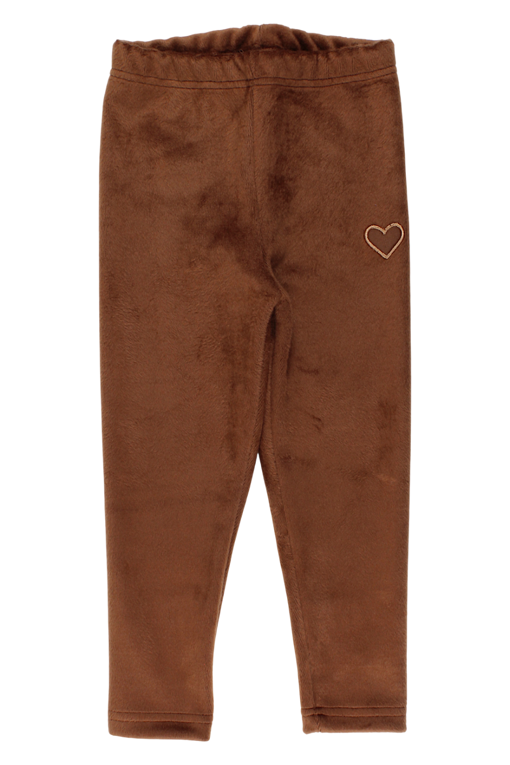 Girls' warm leggings chocolate Timi 63500-17925-17