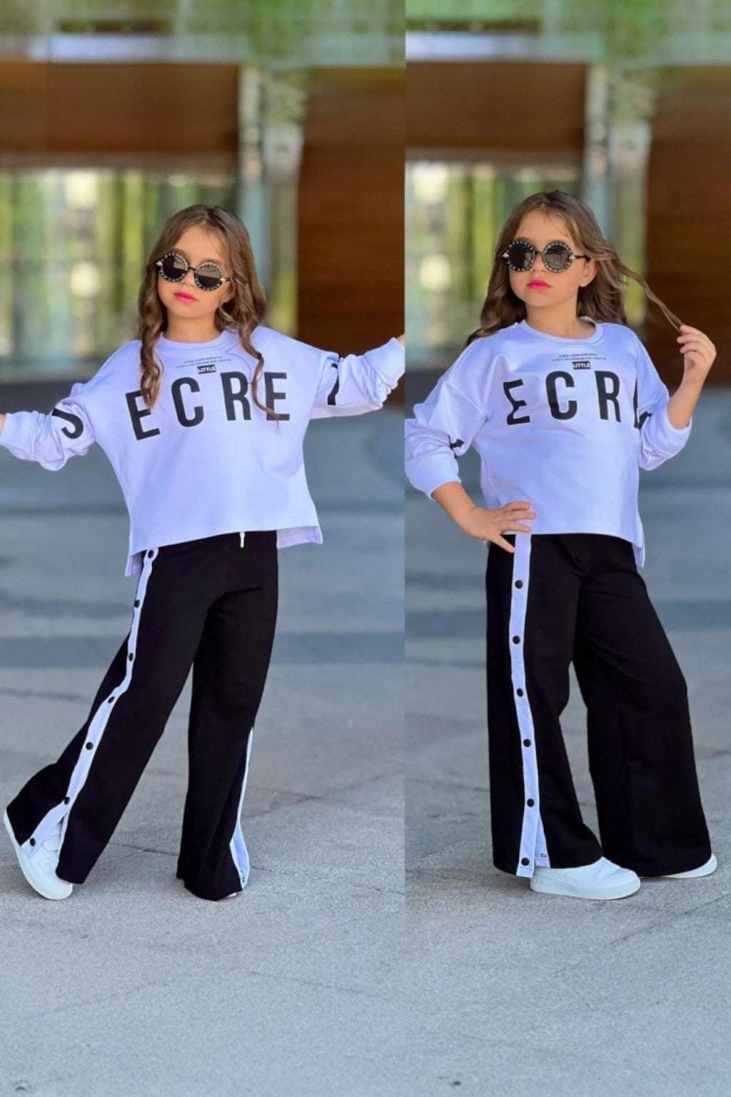 Secret Girls' White Bam Bam Set 6426-23725