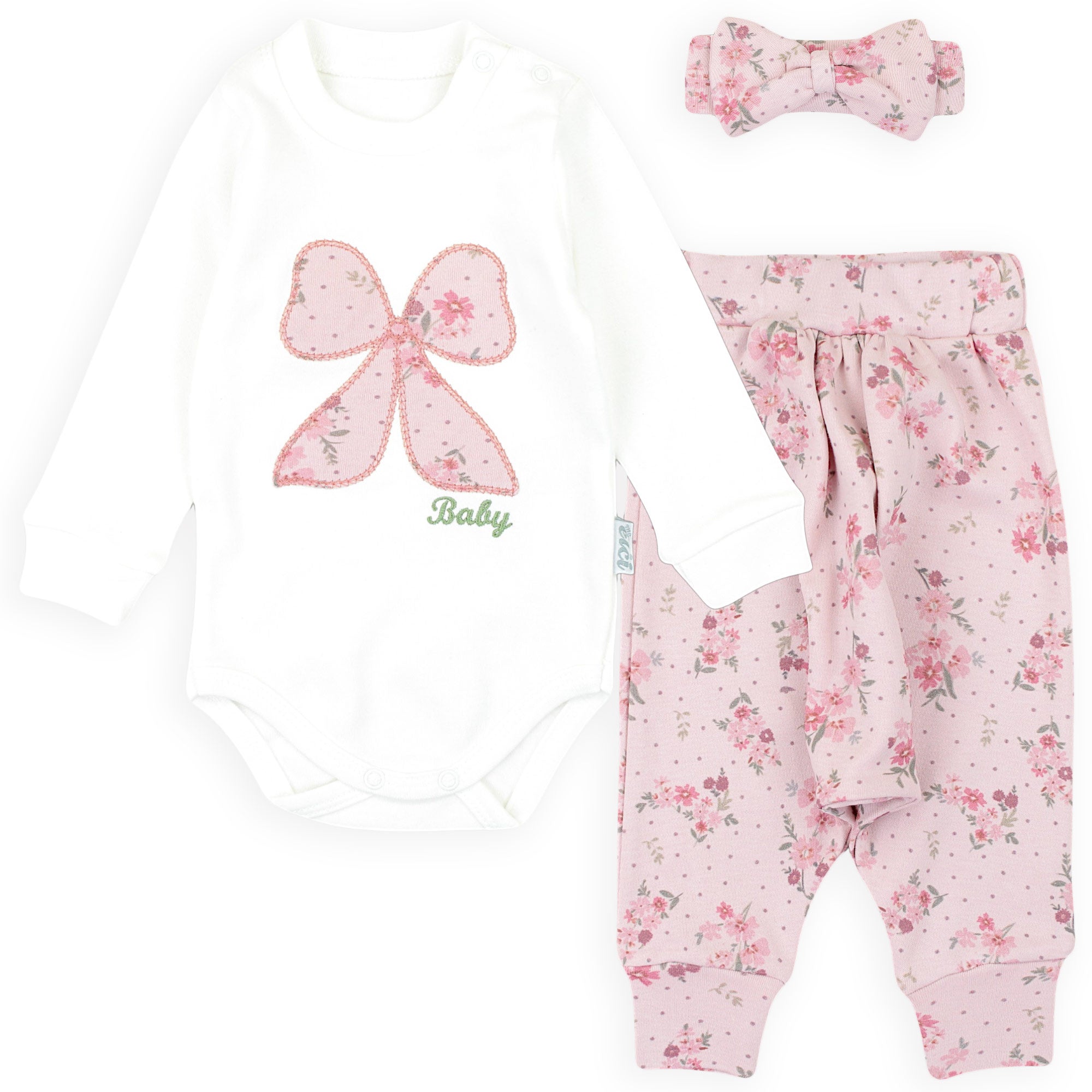 Set of body headband for girls dark pink Elci 6895-7325-10