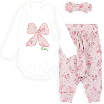 Set of body headband for girls dark pink Elci 6895-7325-10