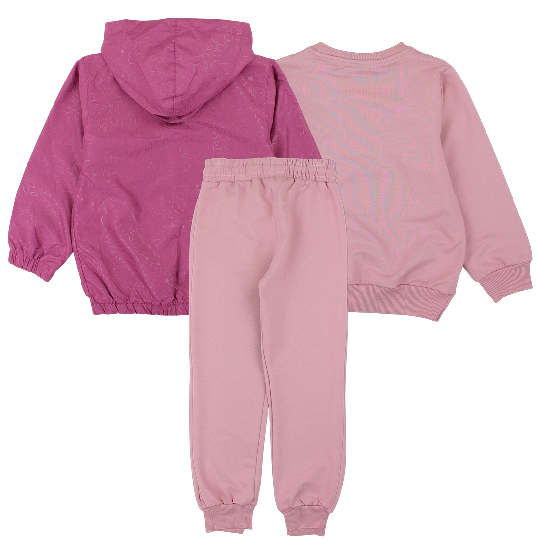 Jacket plus tracksuit for girls amaranth Yavrucak 6978-7325-62