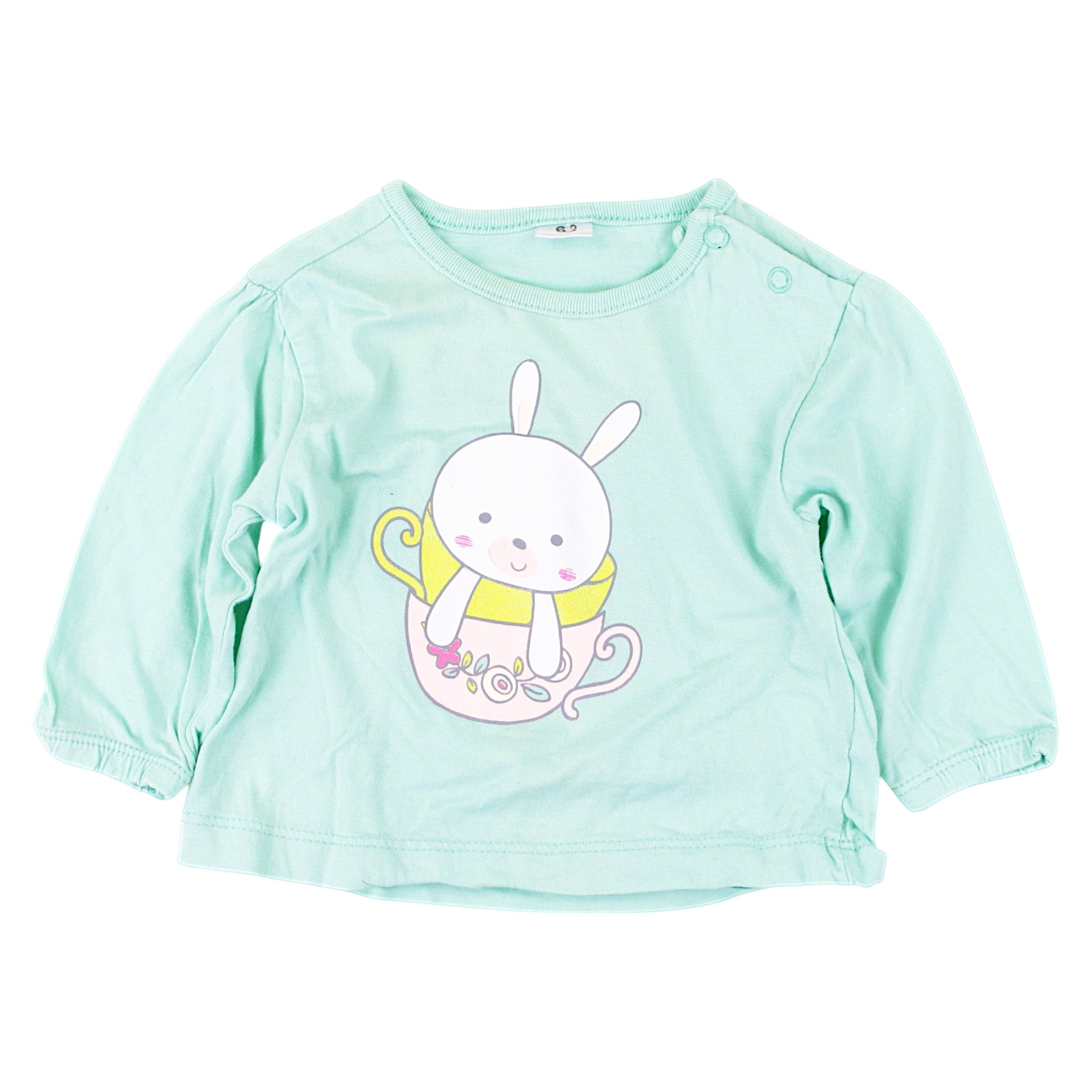 Long sleeve bunny blouse for girls used code 130