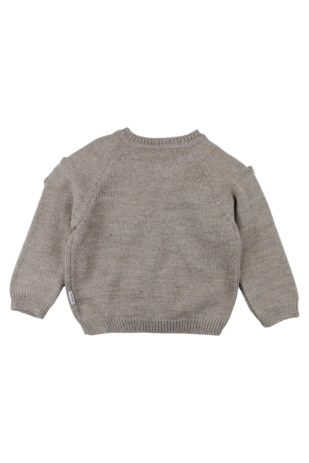 Girls' ruffle cardigan cappuccino Becol 7049-251125