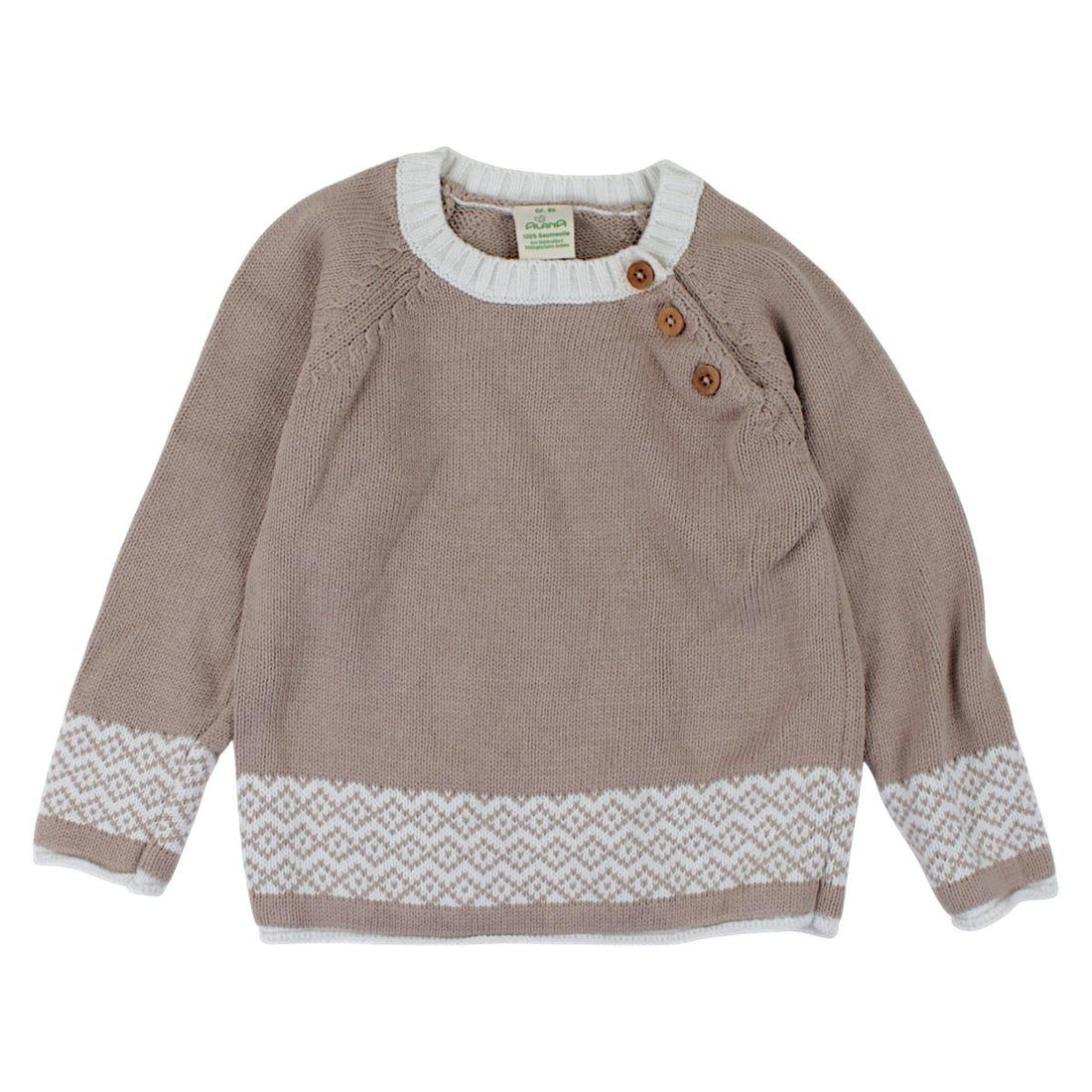 Beige sweater for boy, used, Alana 79a
