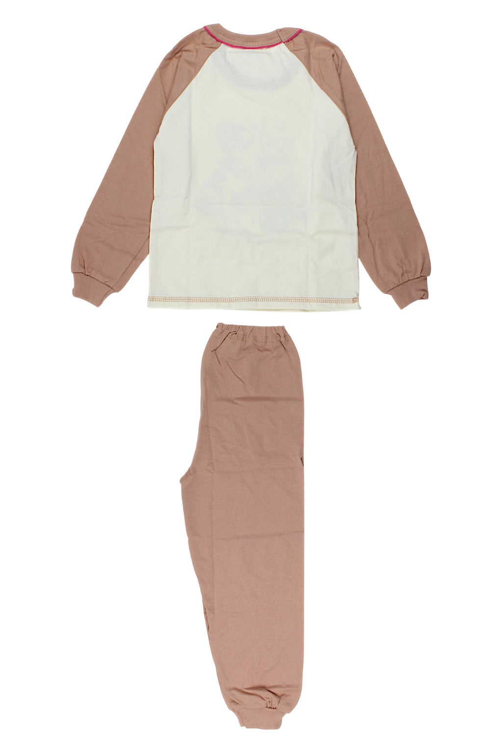 Beige girls' pajamas Sukces 8086-221025-1