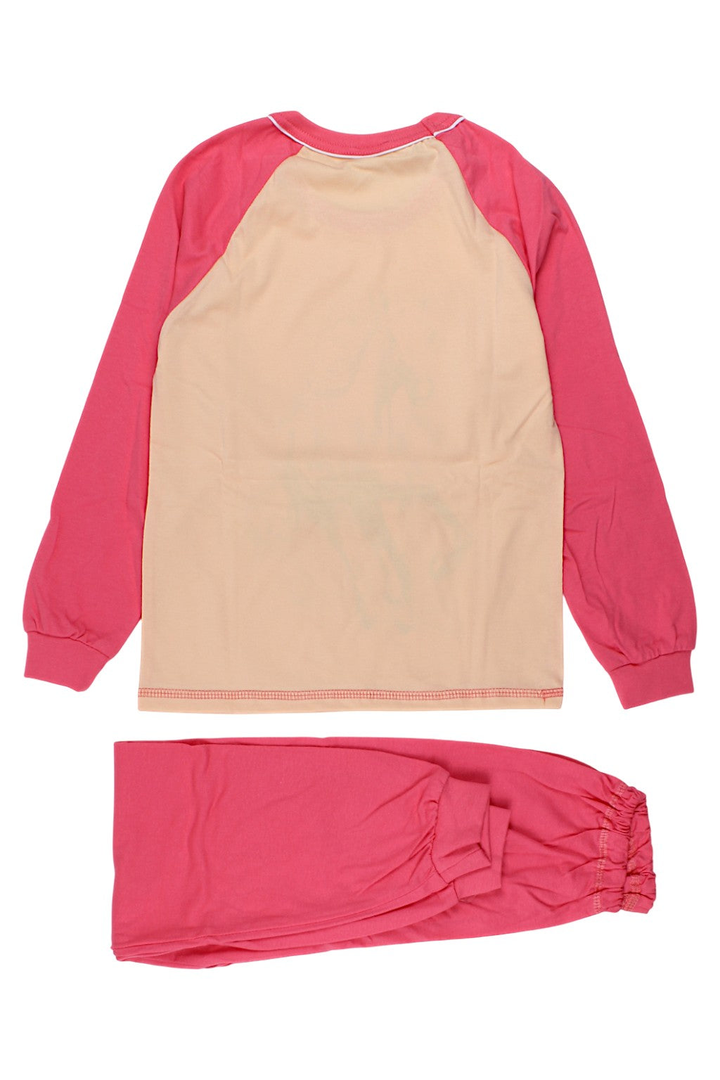 Girls' apricot pajamas Sukces 8097-221025