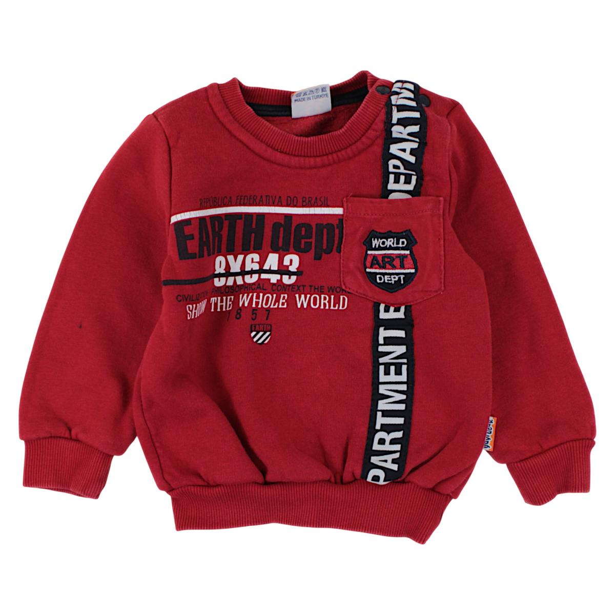 Boy's red sweatshirt used Yavrucak 80