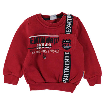 Boy's red sweatshirt used Yavrucak 80