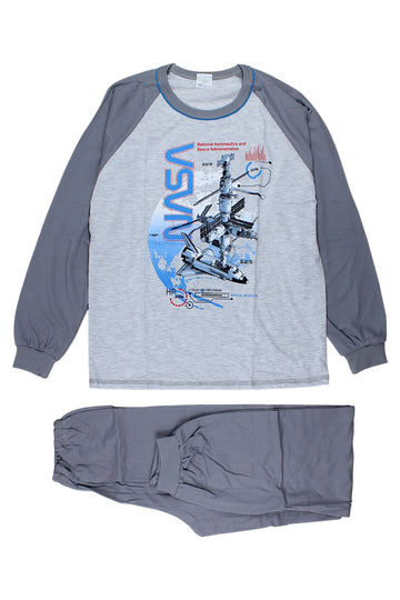 Boy's gray pajamas NASA Sukces 8104-221025