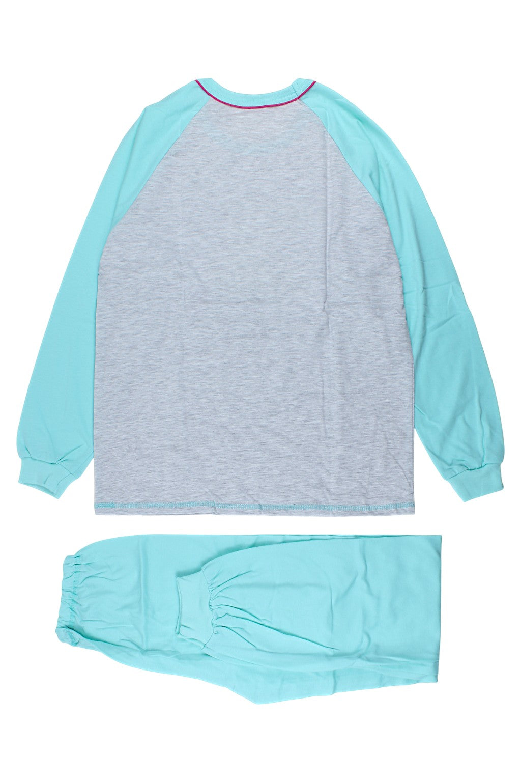 Girls' turquoise pajamas Sukces 8105-221025