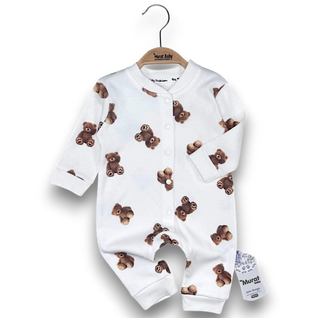 Teddy bear romper girl cream Murat Baby 9124-22125-28