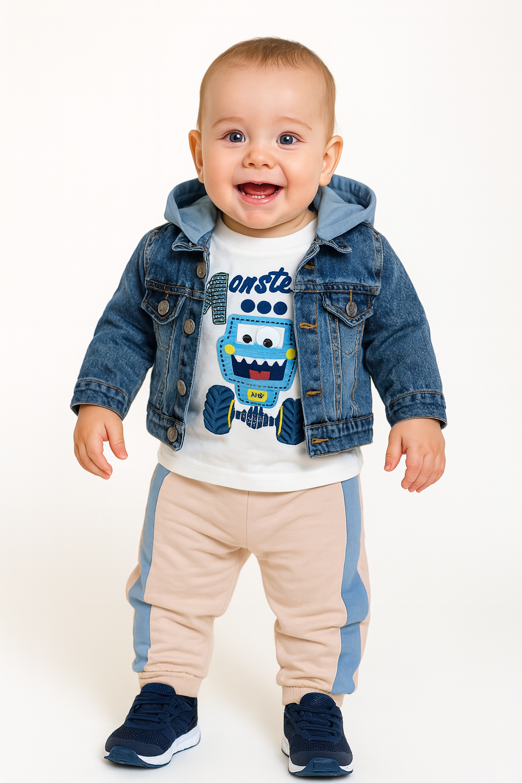 Murat Baby boy's jacket set, jeans color 8240-16725-26