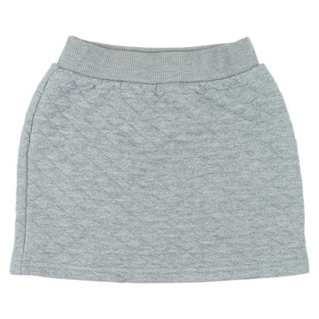Girls' skirt, gray, used, missing 92a