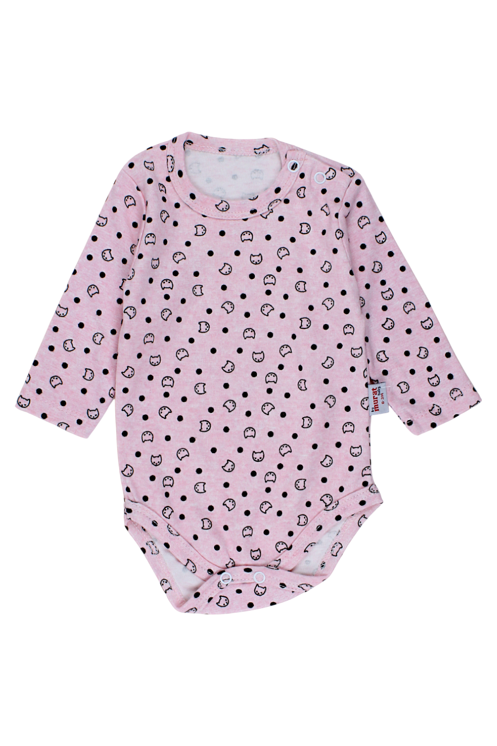 Murat Baby Pink Bodysuit for Girls 9483-27825