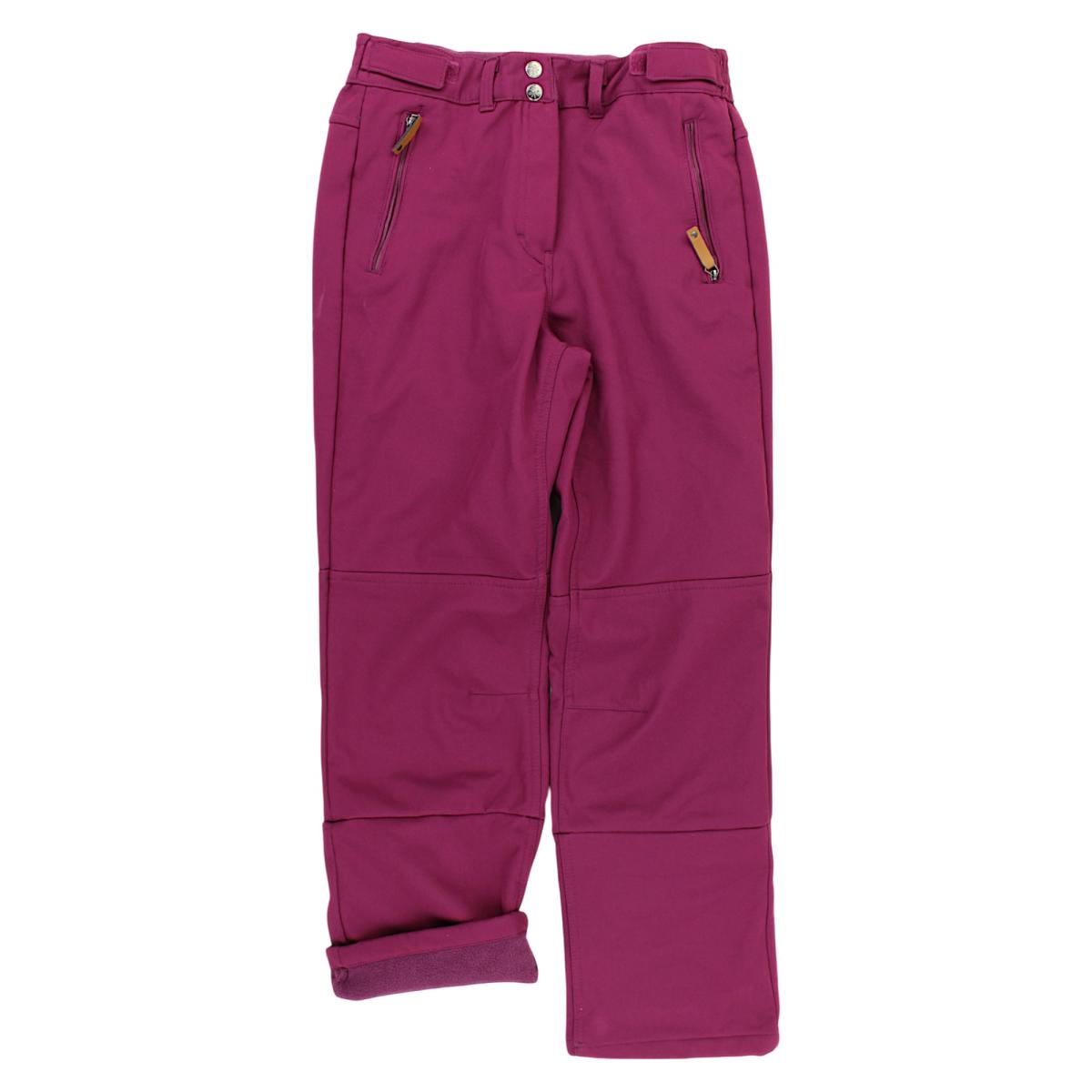 Girls' purple ski pants used Yaggas 97