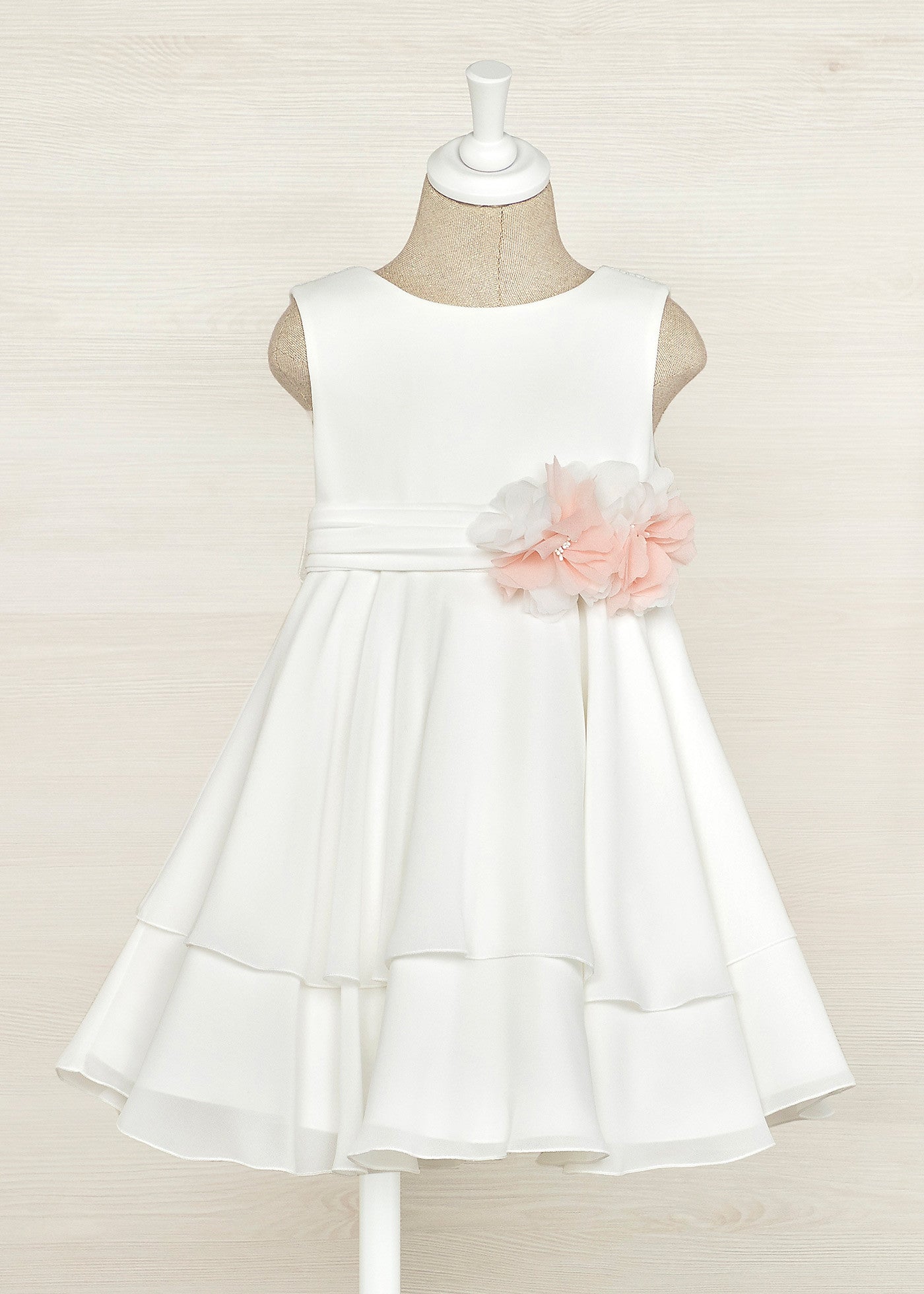 Abel & Lula 5030-1 Sukienka wizytowa dziewczynka kolor biały -  - #tag1# - #tag2# - #tag3# - #tag4#