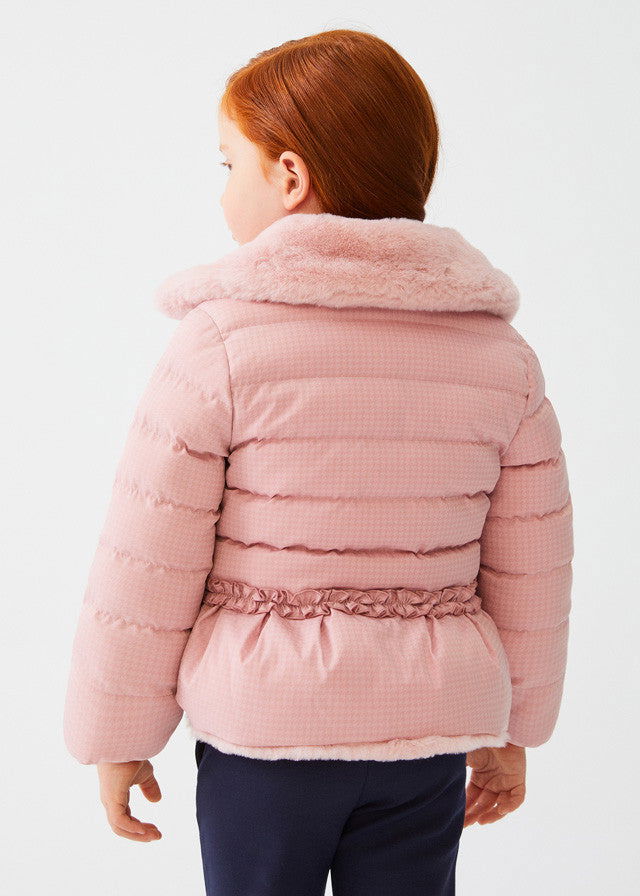 Abel & Lula Kurtka zimowa dwustronna dziewczęca 5832-74 Różowy -  - #tag1# - #tag2# - #tag3# - #tag4#