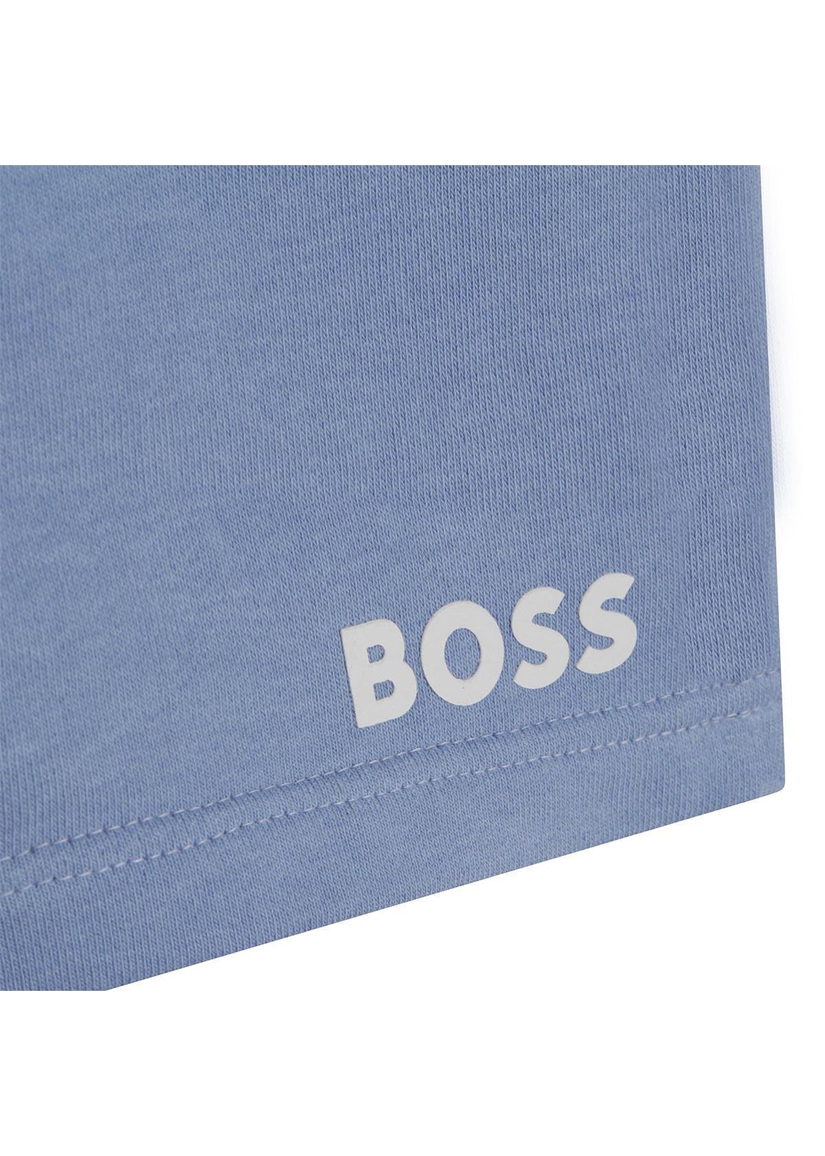 BOSS J24816-77A Bermudy chłopiec kolor niebieski -  - #tag1# - #tag2# - #tag3# - #tag4#