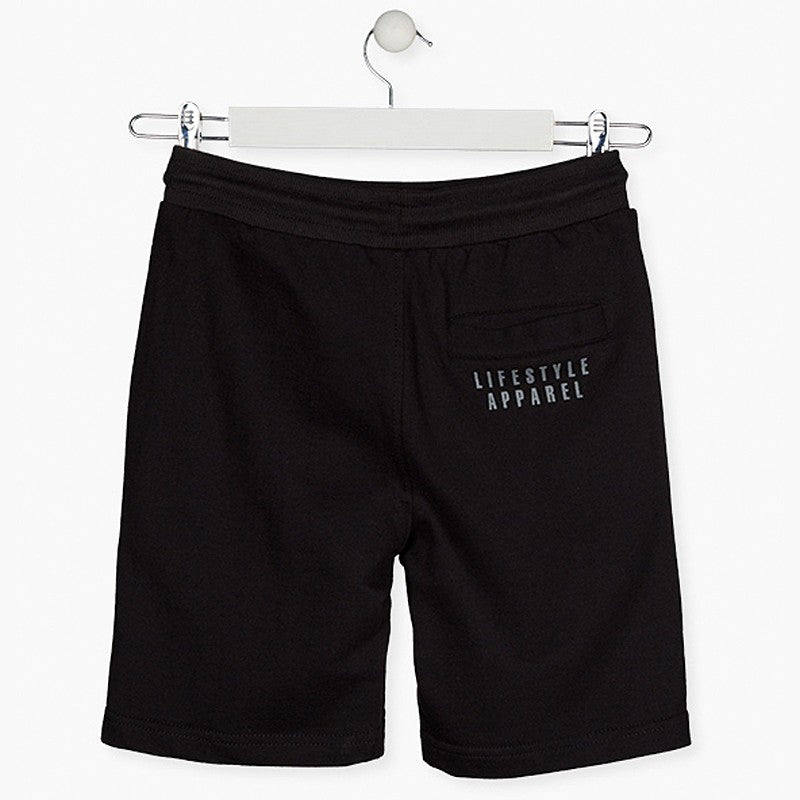 Bermudy bawełniane dla chłopców Losan 113-6024AL-063 kolor czarny -  - #tag1# - #tag2# - #tag3# - #tag4#