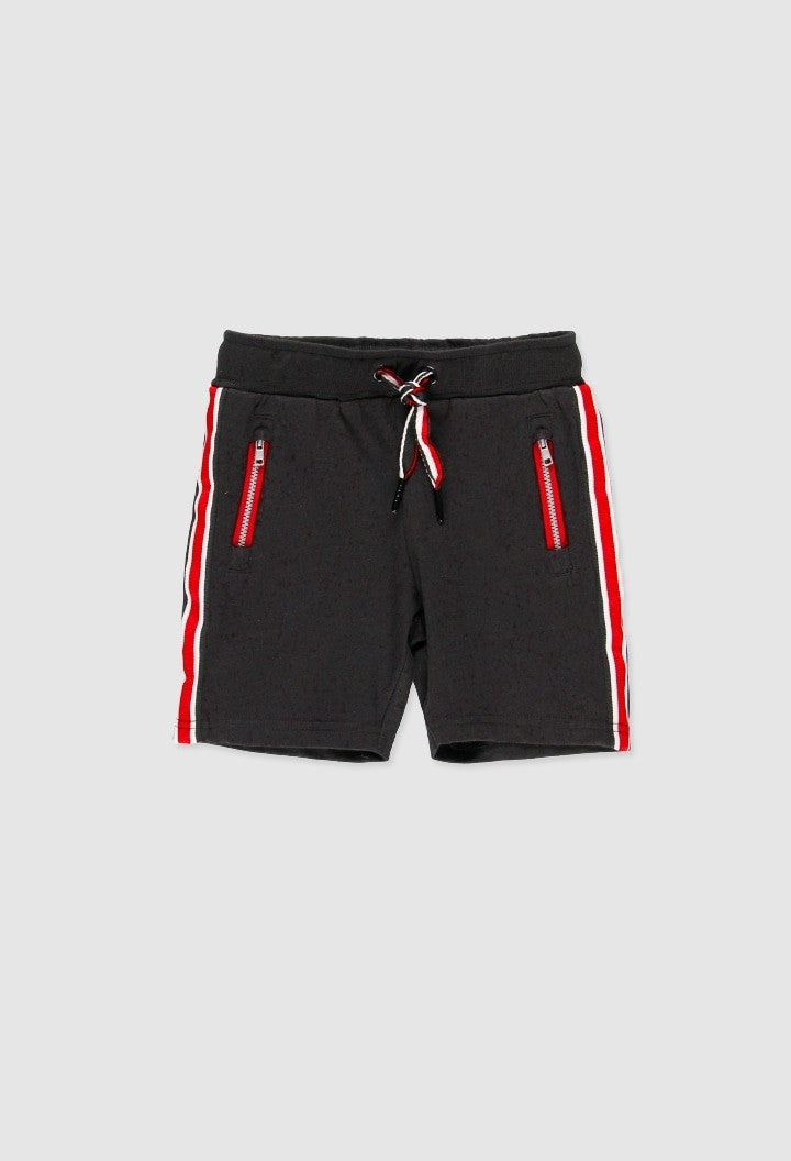 Bermudy dla chłopca Boboli 509262-890 kolor CZARNY -  - #tag1# - #tag2# - #tag3# - #tag4#