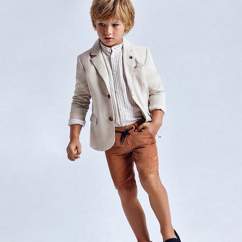 Bermudy dla chłopca Mayoral 3224-15 brązowy -  - #tag1# - #tag2# - #tag3# - #tag4#