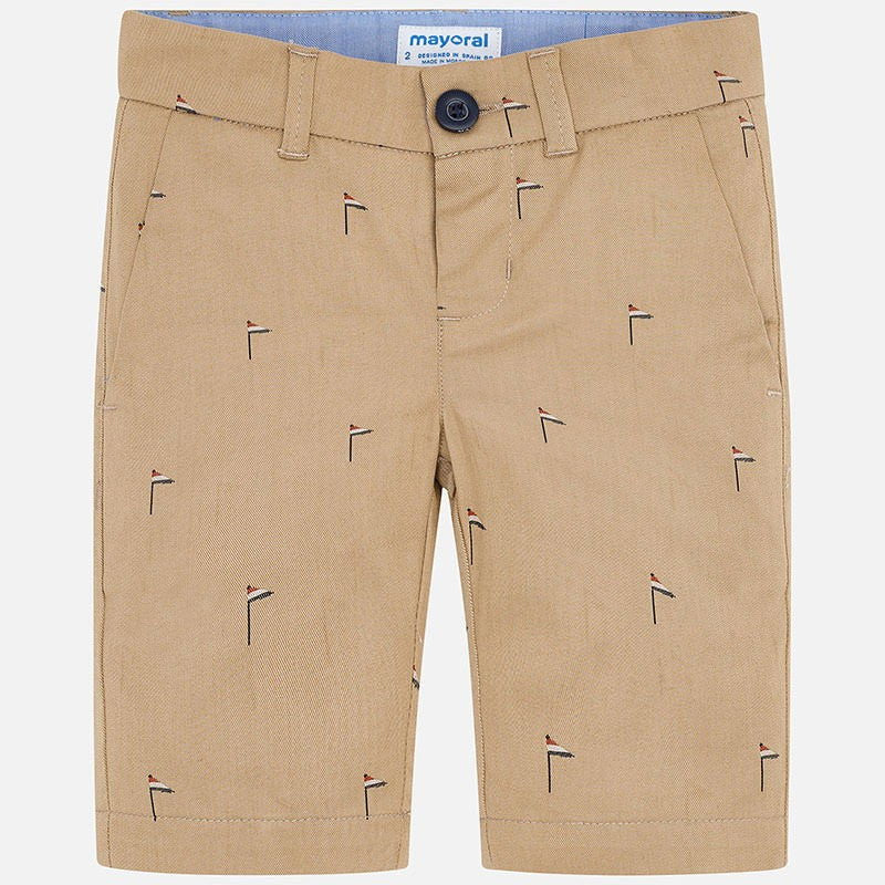 Bermudy z nadrukiem chłopięce Mayoral 3259-28 Beżowy -  - #tag1# - #tag2# - #tag3# - #tag4#