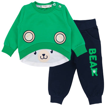 BEAR tracksuit boy green Breeze 19152-10924 GKMOC
