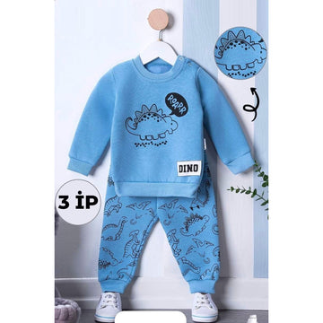 Baby boy's warm set blue Minitix 24322-231024